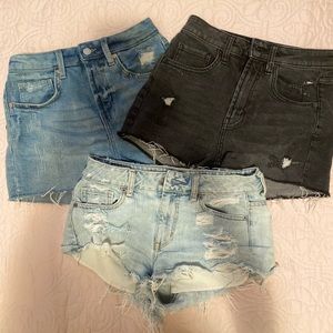 Denim Shorts Lot of 3
